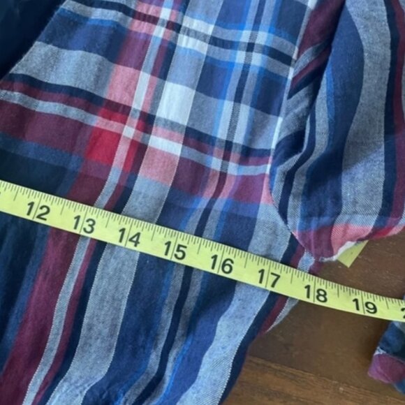 Anthropologie Isabela Sinclair plaid fit to flare dress medium - Picture 5 of 5